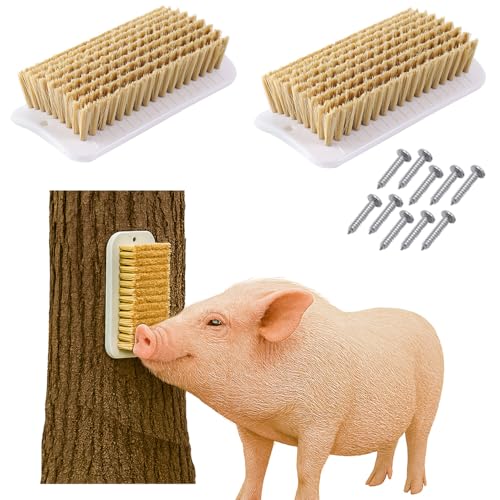 2Pcs Self-Grooming Brush
