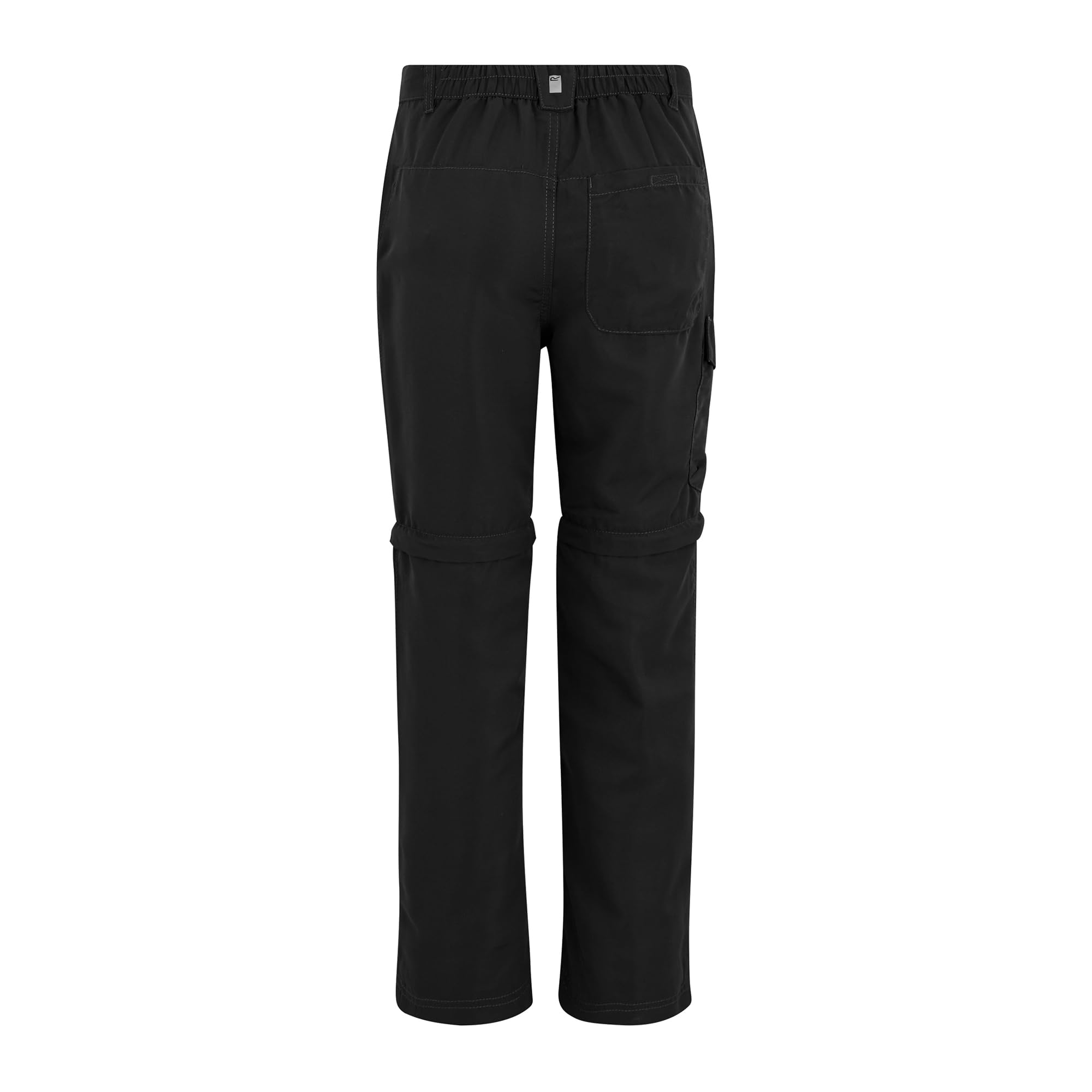 Regatta Kids Zip-Off Trousers - Black - 6-7 Years