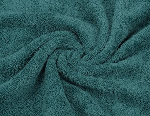 Image of American Soft Linen 100% Cotton Luxury Turkish Towels, 6 Piece Towel Set | Soft Absorbent Quick Dry OEKO Tex Standard 100 Certificated Durable Machine Washable Breathable Premium Hotel Quality