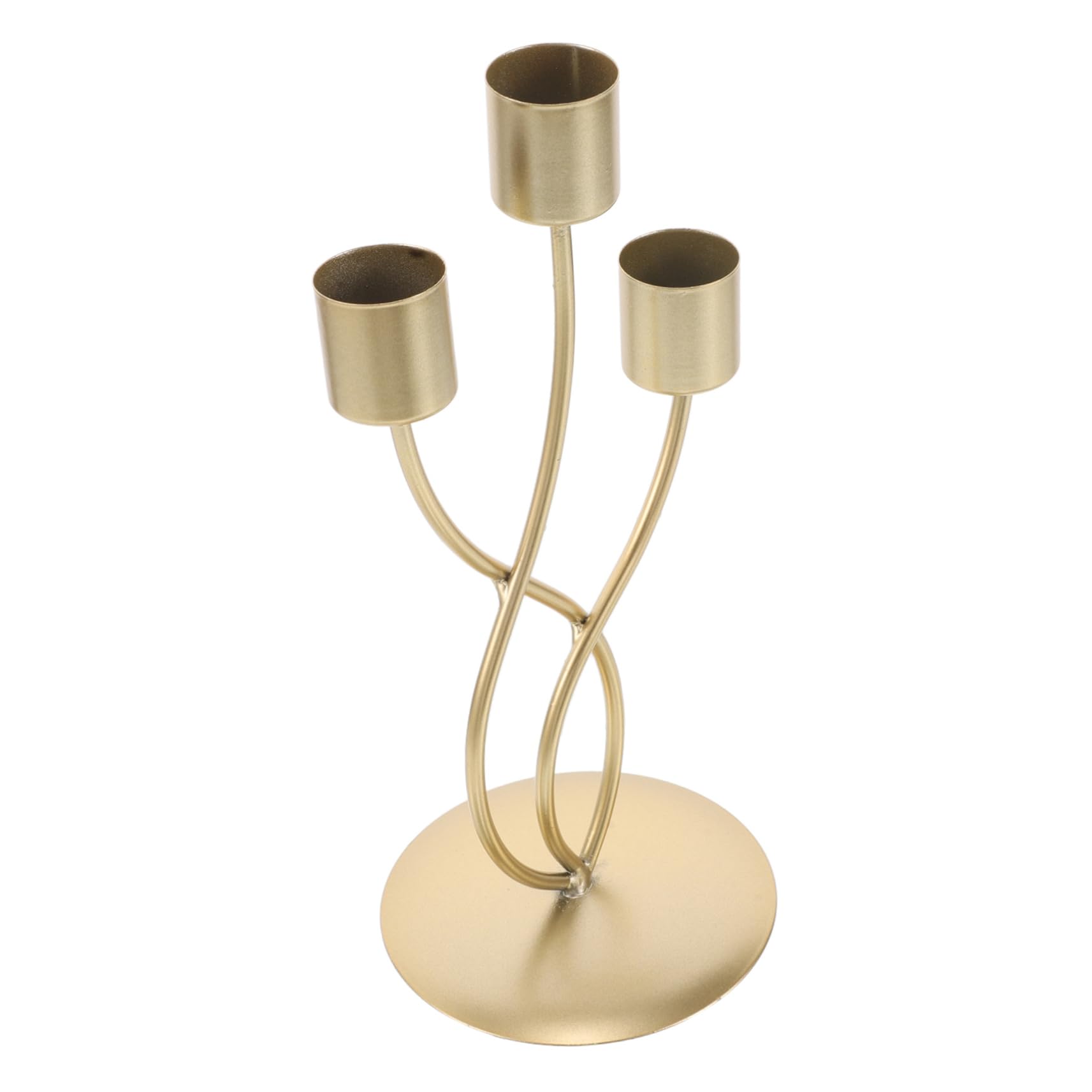 ULDIGI Metal Decorative Candle Holder Vintage Arm Candelabra for Weddings Dining and Home Decor Elegant Pillar Taper Candle Stand for Festive Occasions