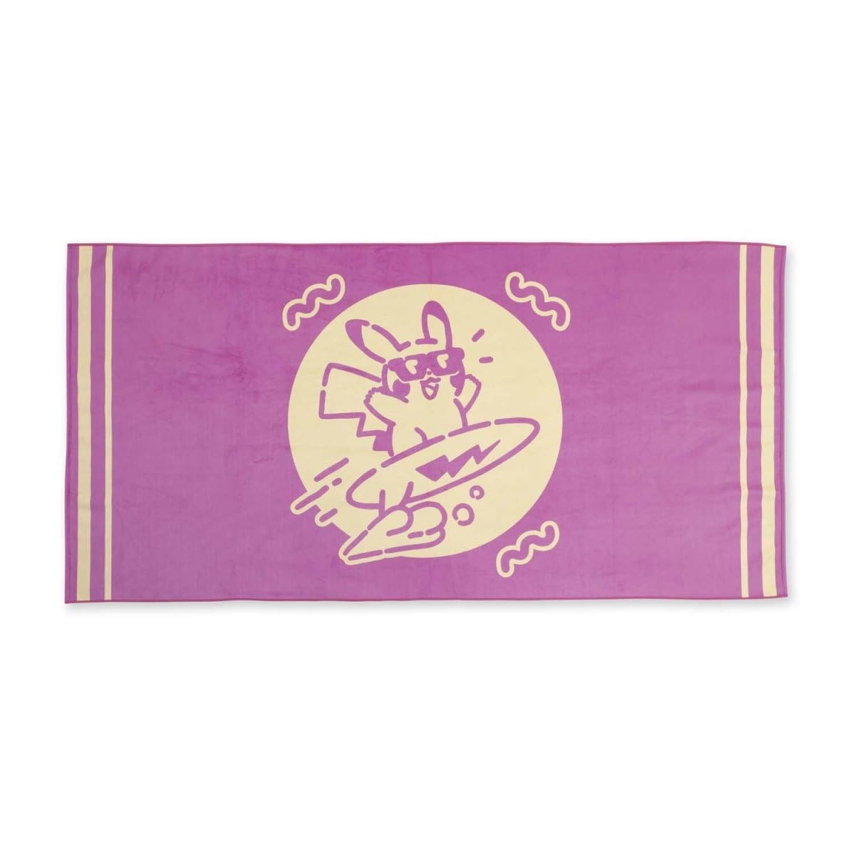 Pokémon Center: Pikachu Pokémon Lazy Summer Pink Beach Towel