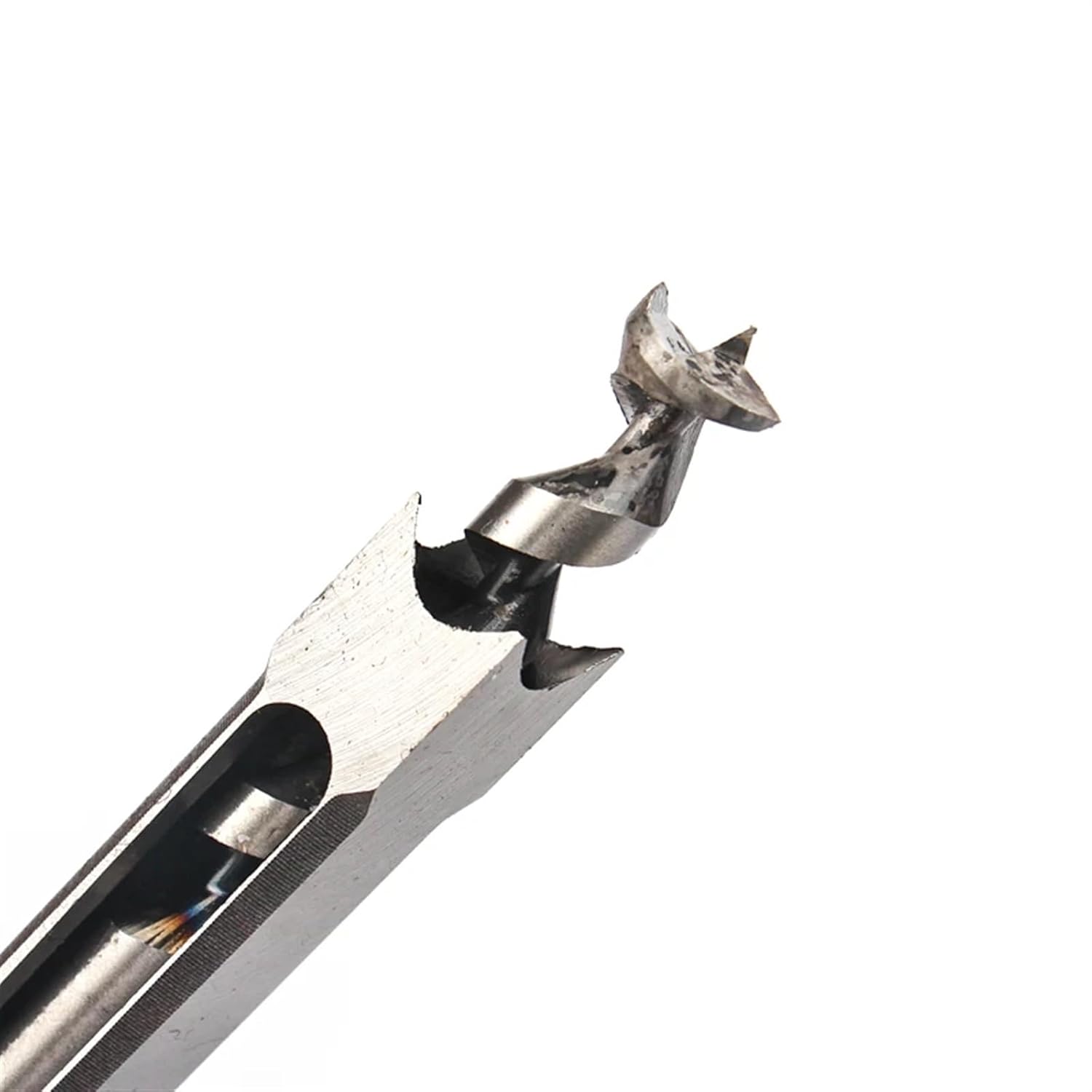 1Pcs 6-30mm Twist Square Hole Drill Bits Auger Mortising Chisel Extended Saw for Wood Carving DIY Woodworking Tools(4PCS(6.4-8-9.5-12.7))