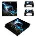 Produktbild DOTBUY PS4 Slim Skin Aufkleber Sticker Design Folie schützende Haut Schale für Sony Playstation 4 Slim Konsole und 2 Dualshock Controller (Dark Earth)