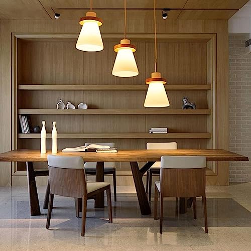 Suspension rustique bois pour éclairer sans éblouir la table à manger - 6