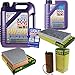 Produktbild QR-PARTS 69337496 Filter Set Inspektionspaket 6 Liter Motoröl Leichtlauf High Tech 5W-40 MANN-FILTER Innenraumfilter Luftfilter Ölfilter