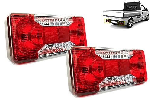 VNVIS Luces traseras traseras izquierda y derecha para Daily 2006 + casquillo AMP1.5 69500026 69500032