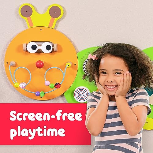 SPARK & WOW Caterpillar Activity Wall Panels, 8 Activities for Ages 18m+ by SPARK & WOW - Used condition - Image 6
