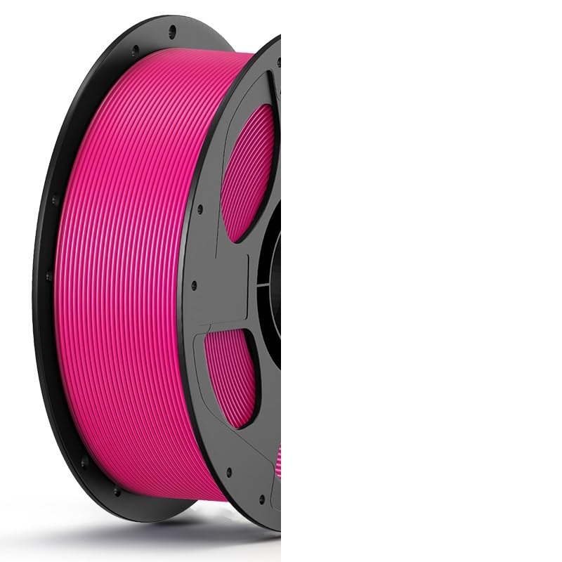 2 Pieces 3D Printing Filament Pla 1kg 1.75mm Detachable Spool FDM Environmentally Friendly Neatly Arranged Fast(Magenta1kg)