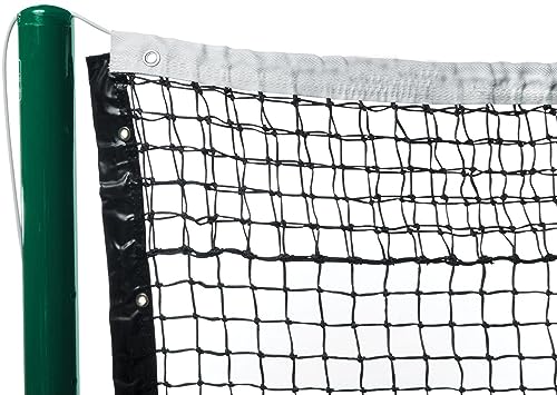 Image of AMZ SPORTS NETS HDPE Lawn Tennis Double Tournament Net with Wire Rope (3MM - Double)
