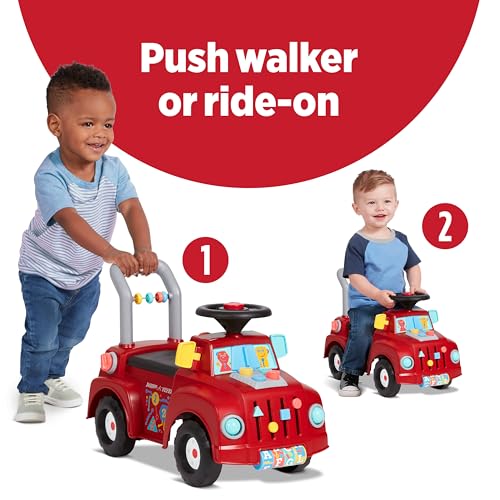 Image of Radio Flyer Tinker Truck, for Toddlers 1-3, Toddler Ride On Toys