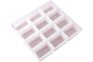 Rectangle Silicone Soap Molds for Superior Soap Making