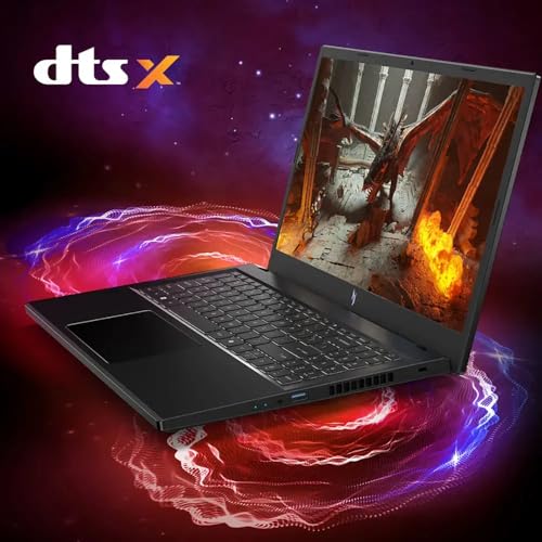 Nitro V Gaming Laptop, 15.6" FHD IPS Display, 144Hz, AMD Ryzen 5 7535HS, 6 core, GeForce RTX 4050, 16GB DDR5, 1TB SSD, Obsidian Black, Windows 11, BK, borsa per laptop, TWE Mouse Pad & Mouse - Notebook - Immagine 3
