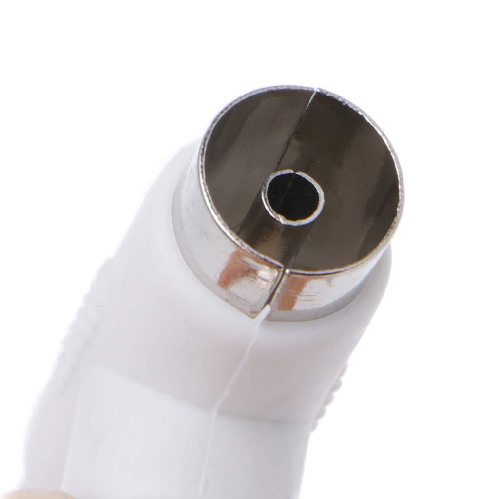 2 X Accoppiatore Coassiale Per Antenna TV - Maschio A Maschio - Adattatore Prolunga Connettore Femmina/Femmina