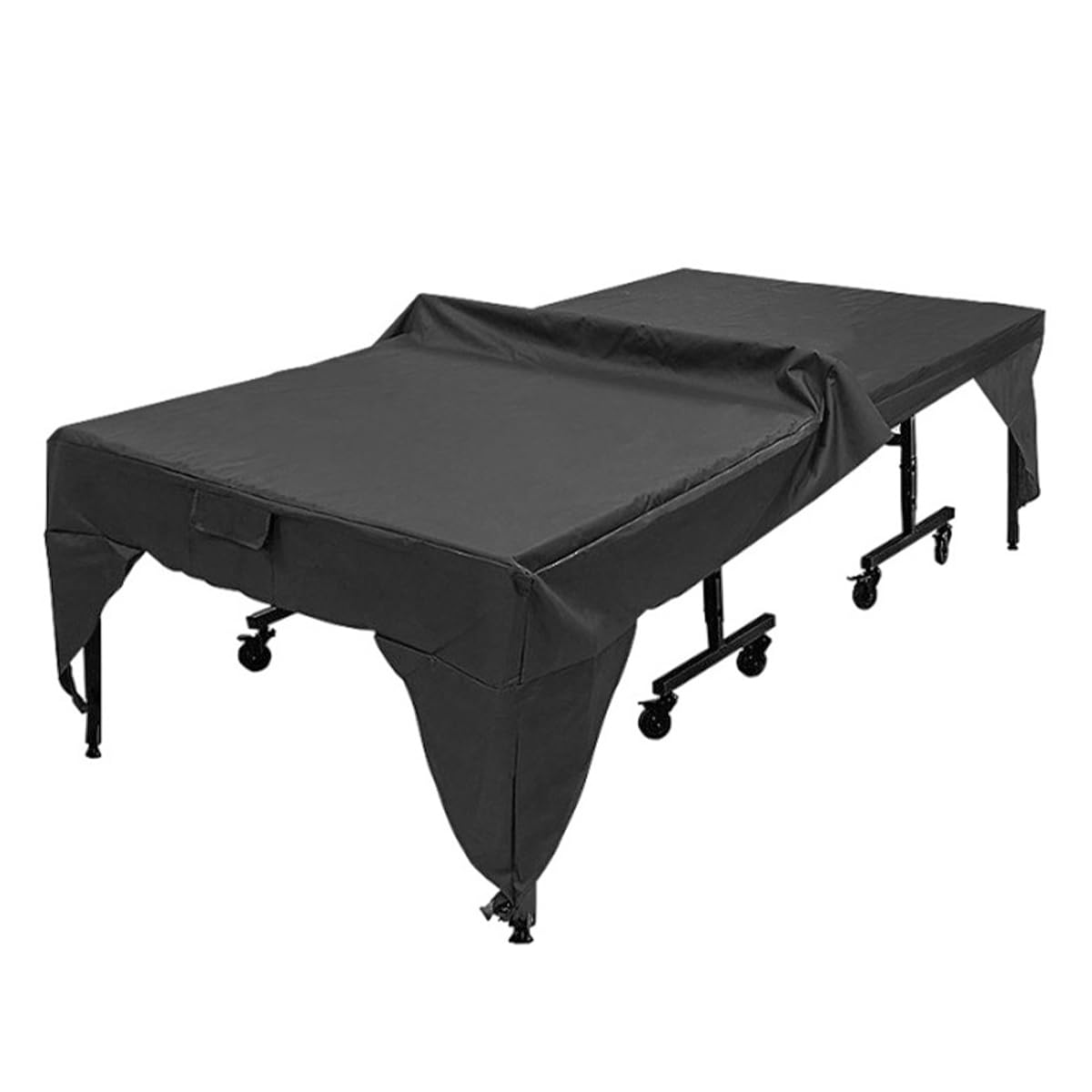 Housse de Protection pour Table de ping-Pong, imperméable, pour Table de ping-Pong d'extérieur, Anti-poussière, Noire, 280 x 153 x 73 cm