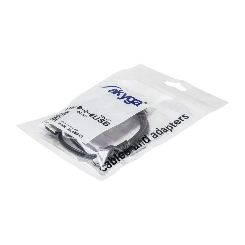 AKYGA Cavo USB 3.0 Da A A Micro B Per Stampante, Lunghezza 1,8 Metri, Nero