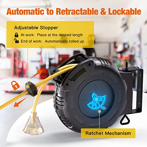 Addlon Retractable Extension Cord Reel thumb #2