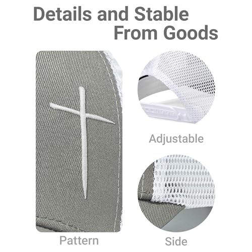 Image of Christian Hats for Men Women,Jesus Cross Hat Christian Religious Gifts for Birthday /Christmas