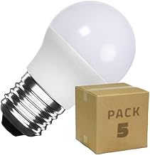 LEDKIA LIGHTING Pack of 5 LED Bulbs 12/24V E27 5W 400 lm G45 No Flicker 6500K Cool White E27