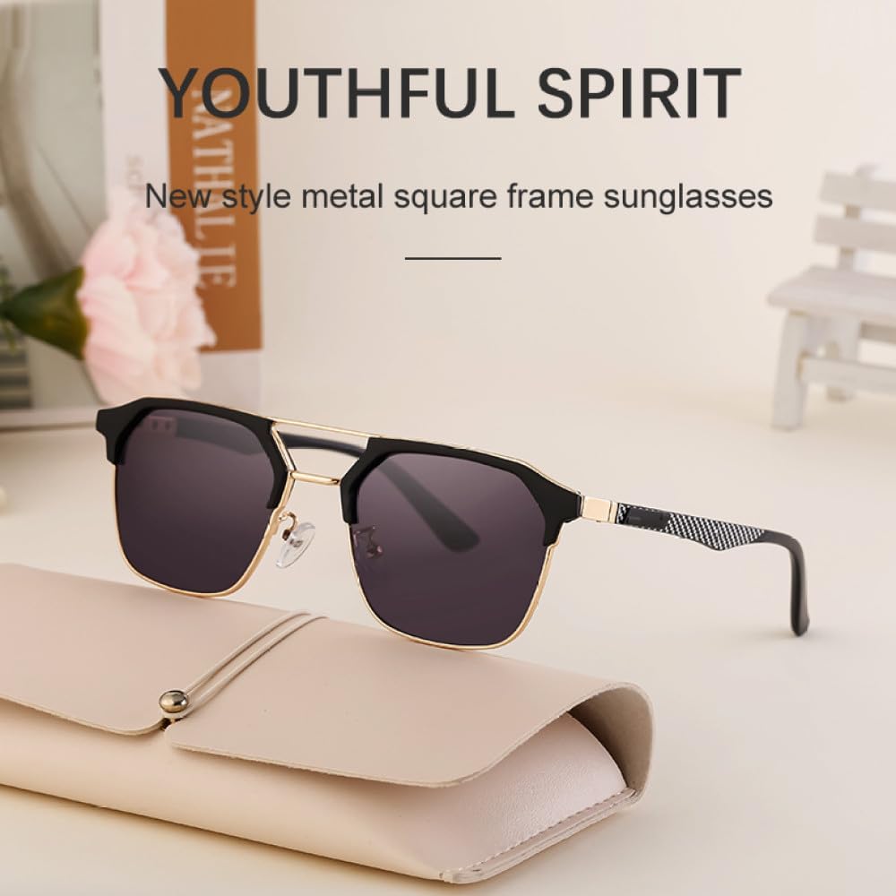 Vintage Sunglasses Women Men Luxury Classic Retro Double Sun Glasses Driving Eyewear