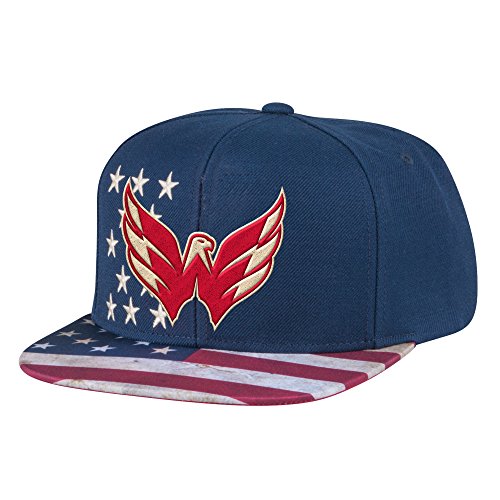 NHL Men's Patriotic Snapback Cap