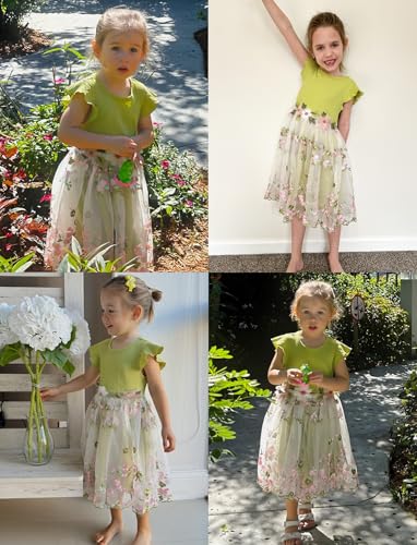 Image of PATPAT Girls Tulle Tutu Party Birthday Princess Formal Fancy Princess Dress