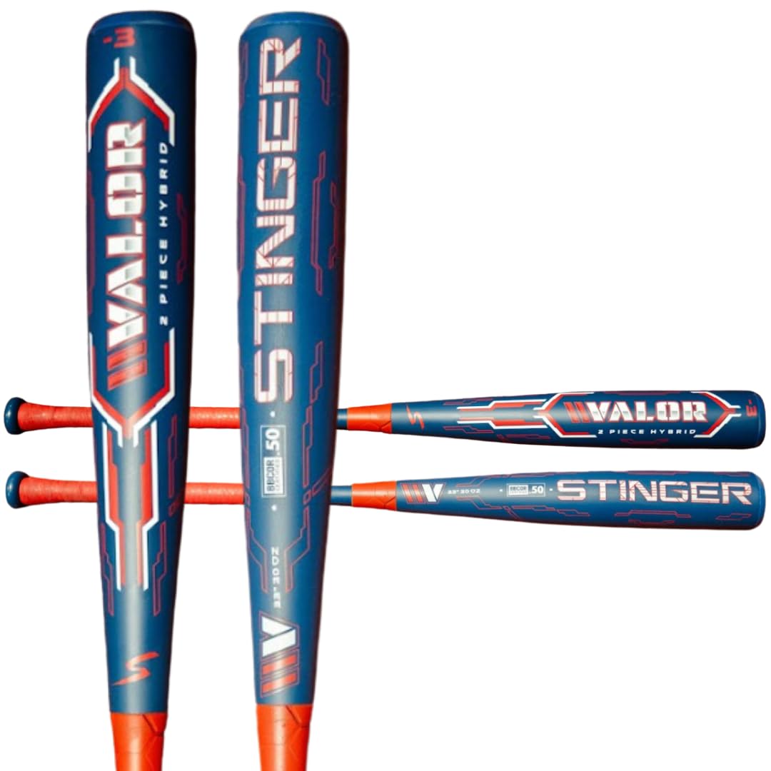 Stinger Sports Valor Baseballschläger Hybrid BBCOR zertifiziert, 2-teilig