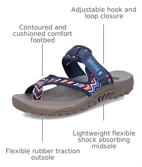 Image of Skechers Women's Reggae Trailway Flip-Flop Sandal