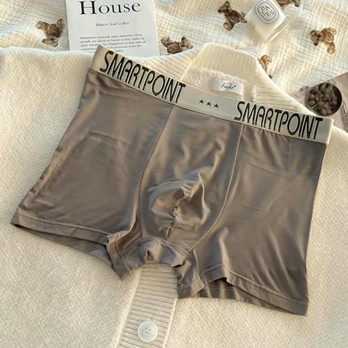 Calzoncillos hombre boxer briefs transpirables de algodón elástico pack 3 ropa interior gris 2xl 5