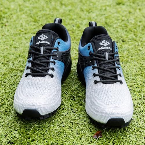 Image of Men's Trail Running Shoes Lightweight Breathable Walking Hiking Sneakers Outdoor Athletic Tennis Cross Training Shoes