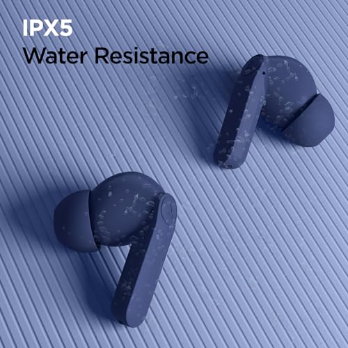 Image of Boat Airdopes 138 Pro TWS in Ear Earbuds with 11mm Drivers, 45 Hours Playback, ASAP Charge & Quad Mic ENx(Royal Blue)