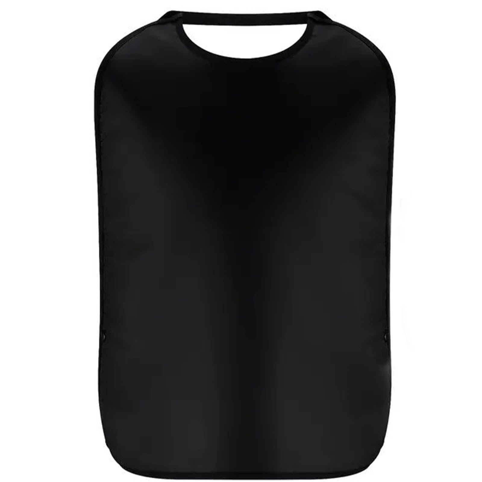 Ktguk Unisex Black Adult Bib,Reusable Adult Bibs For Women & Men,Reusable Stretchable Washable Bibs For Elderly Adults,For Men Women Elderly Senior Eating Food(Black)
