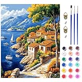 Peinture par numero adulte DIY : profitez du plaisir de peindre et vous aurez un grand sentiment d'accomplissement après avoir terminé votre œuvre d'art ! La peinture numero est un excellent choix pour offrir lors de certains festivals