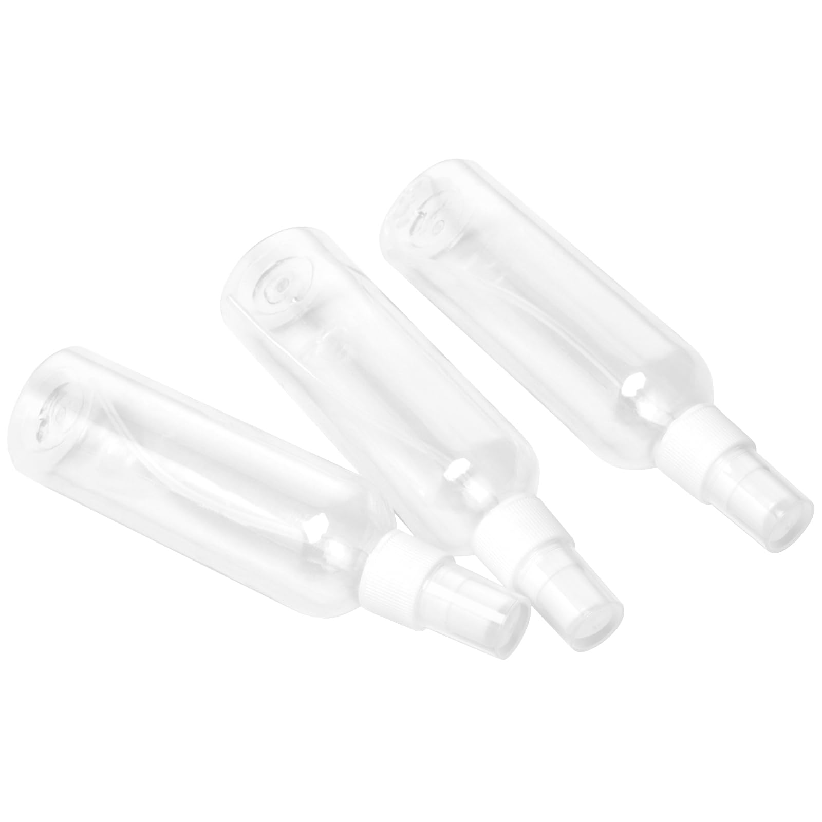 KEILEOHO Lot de 50 flacons spray vides 120 ml - Bouteilles spray vides transparentes en PET - Pour échantillons, maquillage, voyages, produits ménagers