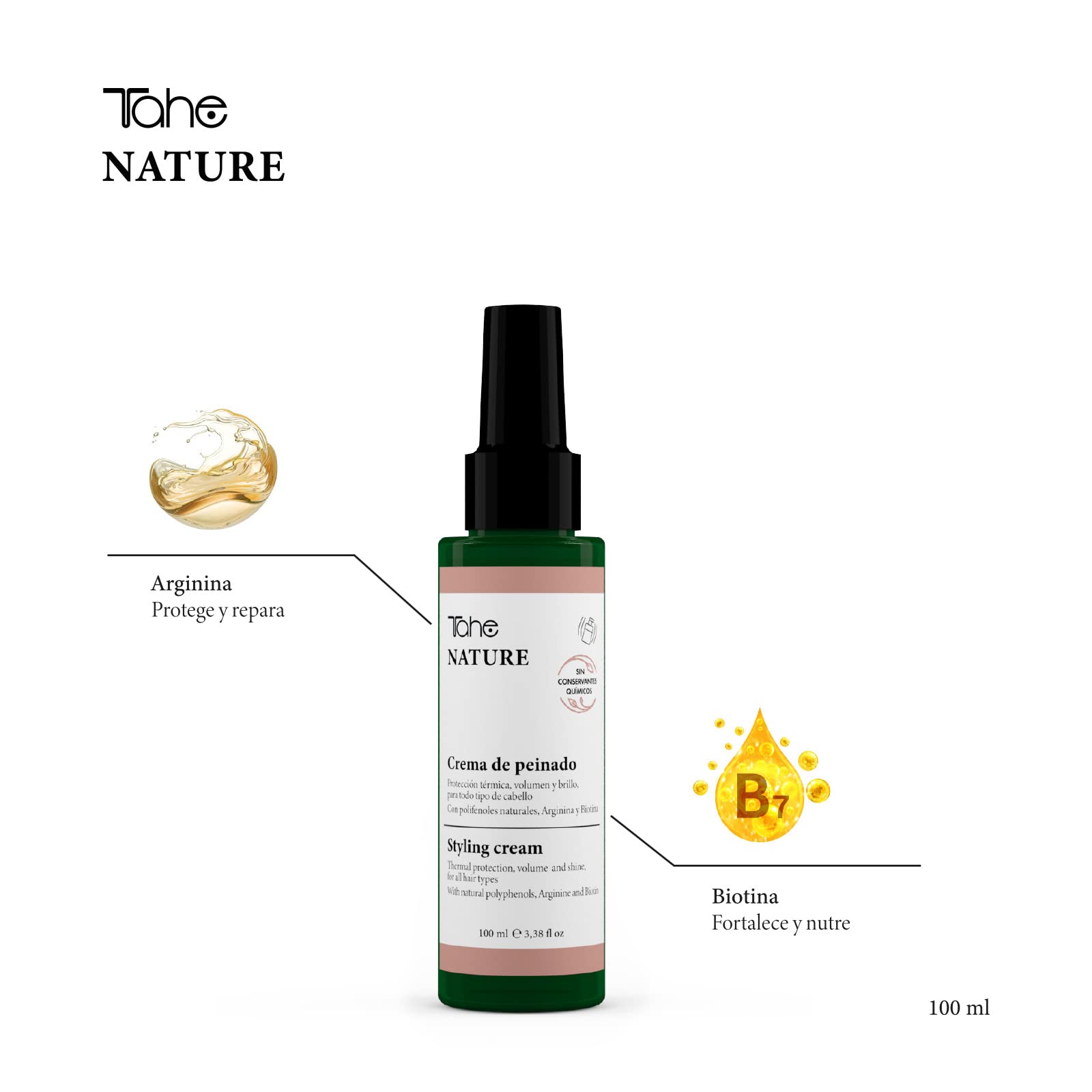 Tahe Nature Krem do Włosów, 100 ml