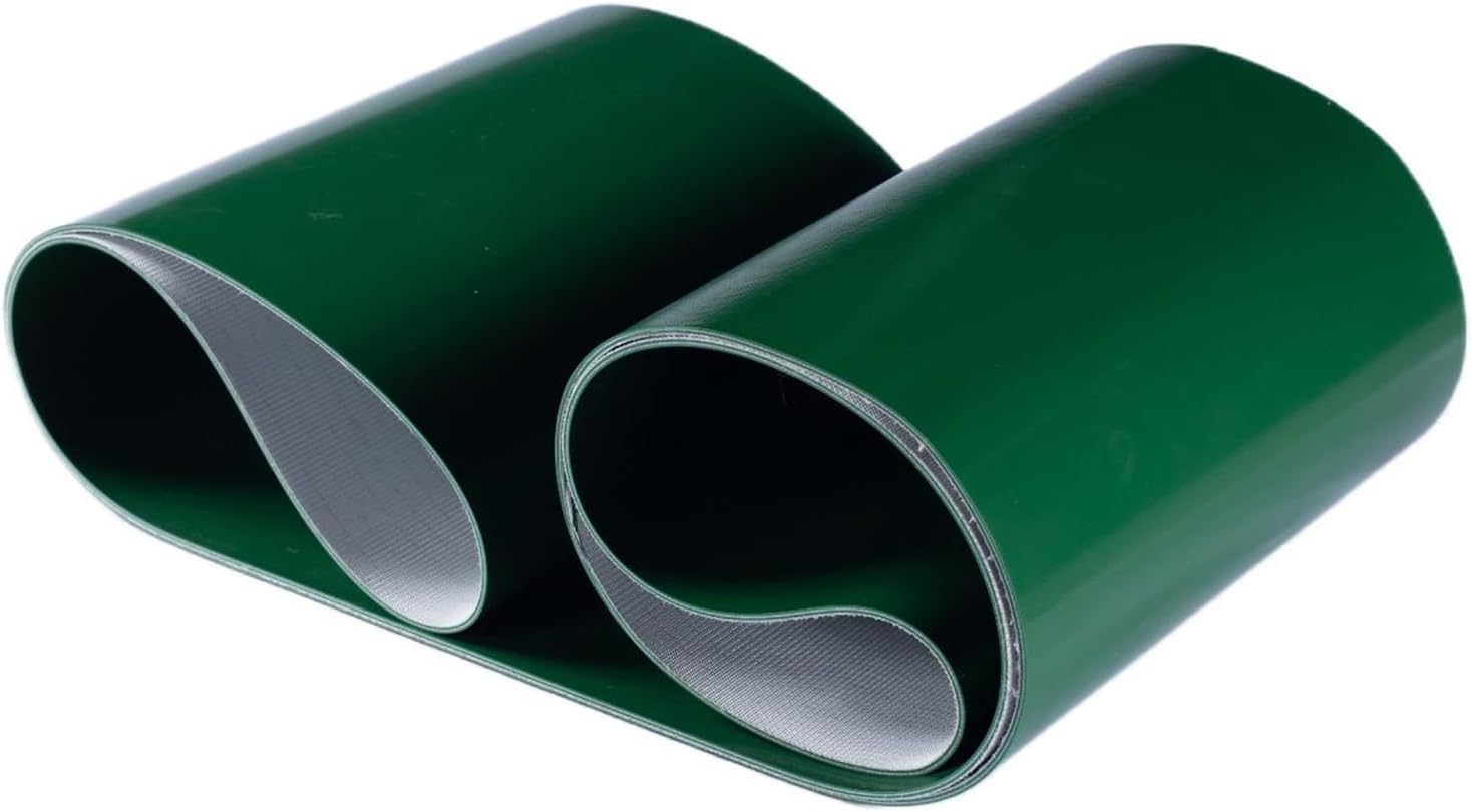 Przenośnik taśmowy PVC do zastosowań przemysłowych - 20 x 300 cm - i elastyczny do pakowania linii produkcyjnych idealny do wydajnego transportu materiałów i transportu.