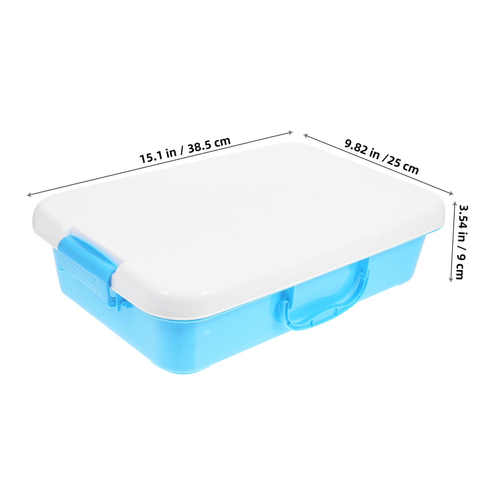 Hemoton Handheld Sandbox Sand Tray Lid Airtight Portable Boys and Girls Toy Storage Box for Indoor Outdoor Play