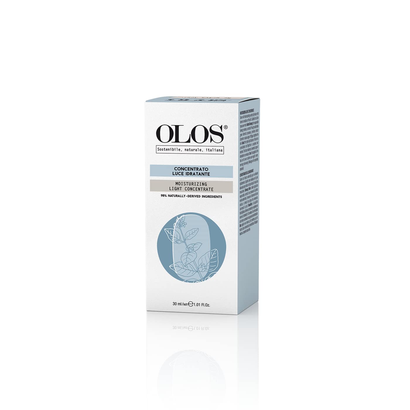 Olos Moisturizing Light Concentrate Serum, 1.01 oz - Facial Moisturizer with Aloe Vera, Sweet Almond Oil - Brightening Face Serum for Dry Skin - Image 2