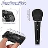 Dimeho 600 Pcs Disposable Microphone Cover, Non-Woven Elastic Mic Covers Windscreen Microphone Protector Karaoke Mic Cover for KTV Karaoke Bar Recording Room News Interview #1