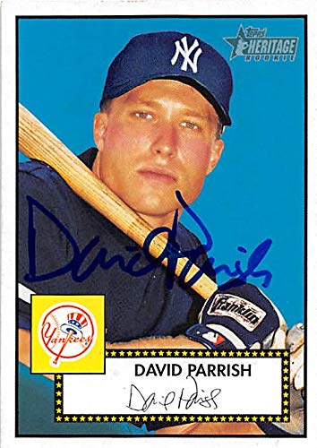 Amazon.com: David Parrish autographed baseball card (New York