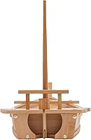 Vista 6 de Bandeja de bambú para servir en barco de sushi de 27.6 pulgadas, plato de sushi para platos de restaurante comerciales, platos de sushi extra