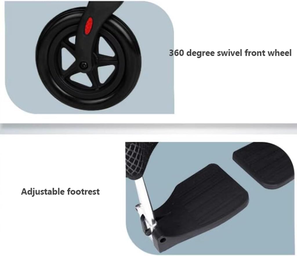 Transporte Seguro en Silla de Ruedas Sillas de Ruedas Sillas de Ruedas de Aluminio para Personas Mayores Sillas de Ruedas Plegables Sillas de Ruedas móviles para atención Sillas de Ruedas autopropuls