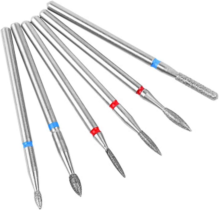 Diamond Milling Cutter for Manicure Burrs Pedicure Nail Drill Bits Accessories Nozzles for Manicure Cutters Nail Files(3)