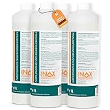 INOX® alkoholisches Flächendesinfektionsmittel 4 x 1L - Hochwirksame Flächendesinfektion mit Alkohol - Ideales Desinfektionsmittel für alle glatten Oberflächen