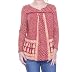 Lucky Brand Women's Ditzy Border-Print Top