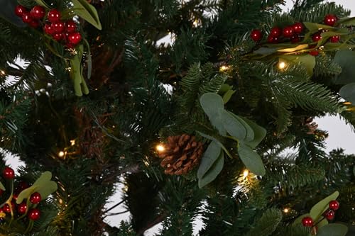 ARBOL LED PVC 115X115X180 220L EUCALIPTO VERDE