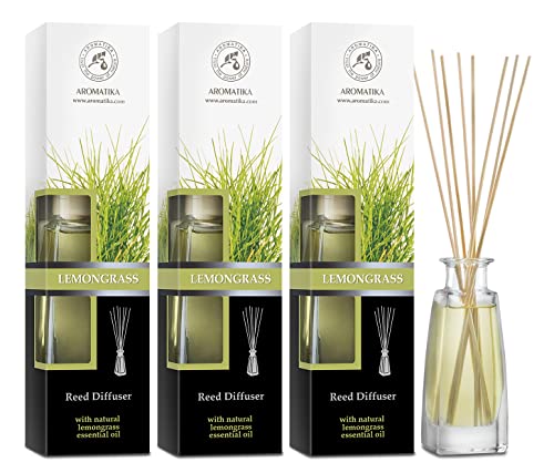 Difusor Lemongrass Set 3x100 ml Aroma Duradero miniatura 2