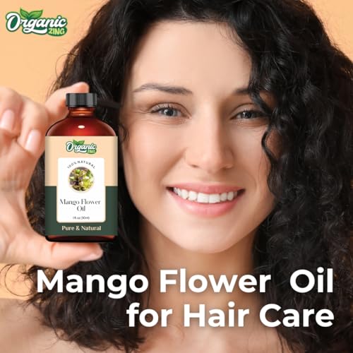 Image of Organic Zing Mango Flower (Mangifera Indica) Oil | Pure & Natural Essential Oil for Skincare, Haircare, Aroma & Diffusers- 30ml /1.01fl oz