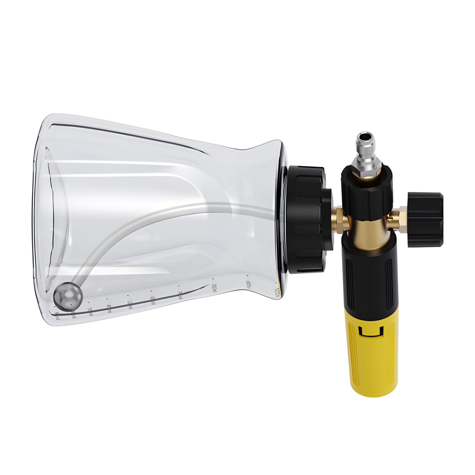 WGDYRP 1000ML Aluminum Foam Dispenser For Machine Featuring Replaceable Nozzle And Large Capacity Construction