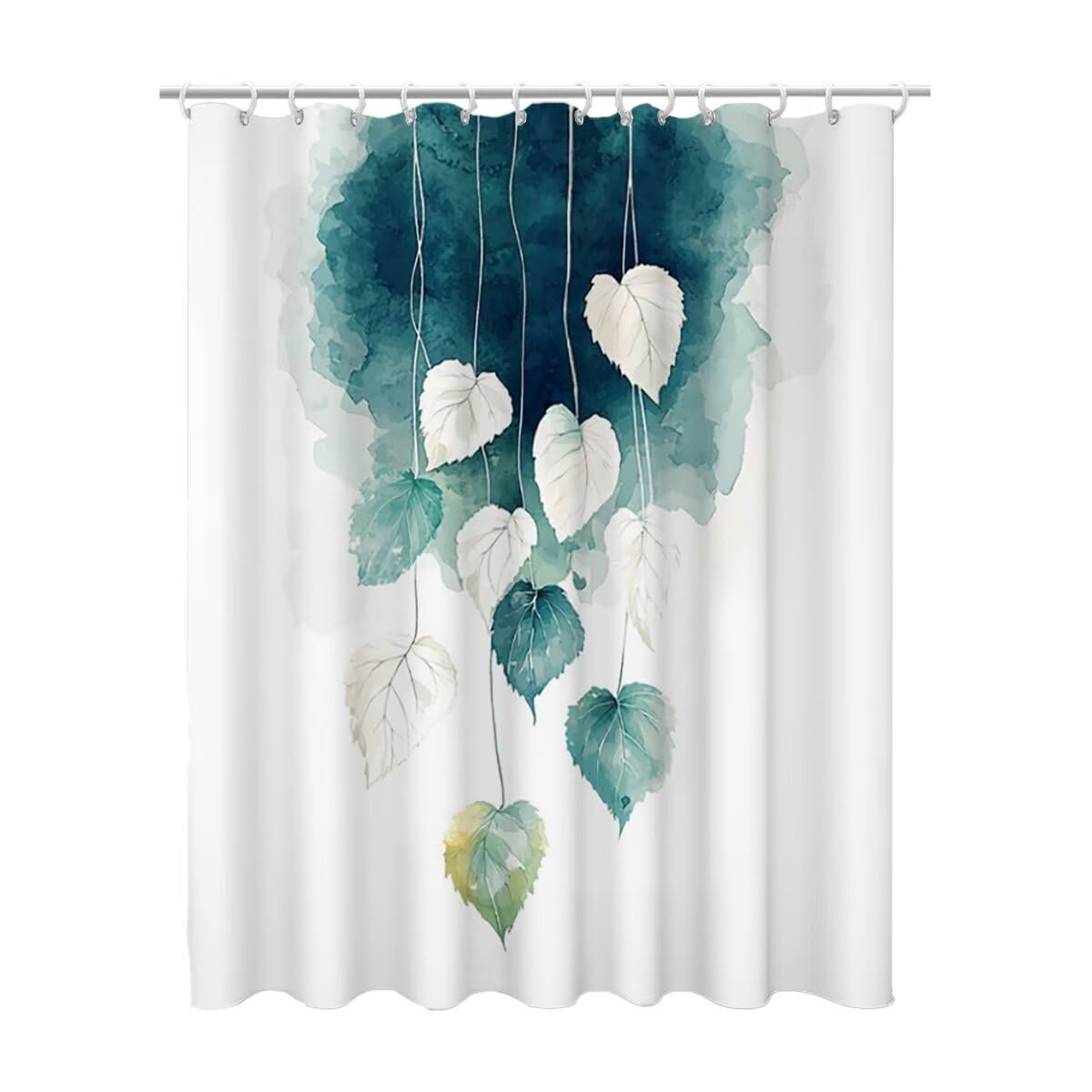 Rideau de douche imperméable lavable en machine 180x180 pour baignoire avec ourlet lesté