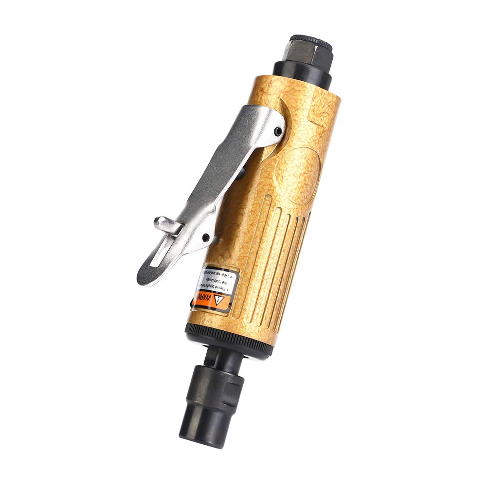 Metal Straight Shank Pneumatic Grinders, Compact Air Die Grinding Machine Tool for Polishing Engraving (KP-620 Small)